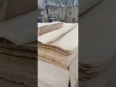 Копченая облицовка древесины 3D естественная Sapele покрывает квартальный отрезок для украшения гостиницы video