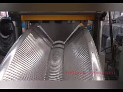 Машина панели большой пяди сдобренная, панель дуги делая машину, машину панели большой пяди сдобренную, крен формируя машину video