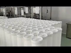 Большое расхода потока 20/40/60 5 микронов PP/стекло - волокно плиссированный фильтр для Prefiltration обратного осмоза video