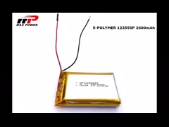 батарея полимера лития 104861P 1850mAh 7.4V для беспроводного принтера Bluetooth video