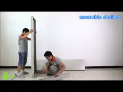 Деревянная плитка 6 слоев Книжный магазин Металлические полки video