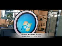 HDMI 30W 23,6 монитор 700cd/m2 TFT LCD круговой video