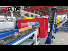 Metal detector+Manual sorting table