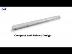 Tri светильник СИД доказательства Ip65, пар SMD 2835 придает непроницаемость свет СИД video