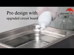 таймер уборщика 30mins механической столешницы 6.5L ультразвуковой video