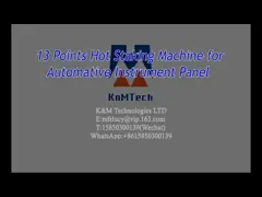 Воздушное охлаждение 13 пункта горячей заклепывая машины для автомобильного приборного щитка video