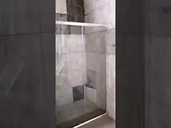 Bathroom Tempered Glass Frameless Shower Doors Easy Installation Customerized Size