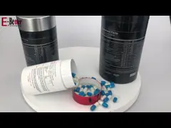 витамин Gummies 150ml 5oz привинчивает верхние пластмасовые контейнеры таблетки video