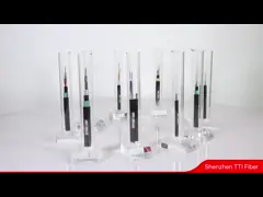 Режим на открытом воздухе подземного кабеля стекловолокна G652D бронированного одиночный video