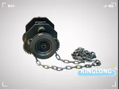 Вагонетка луча нажима руки с поднимаясь подъемом 5 тонн 10 тонн video