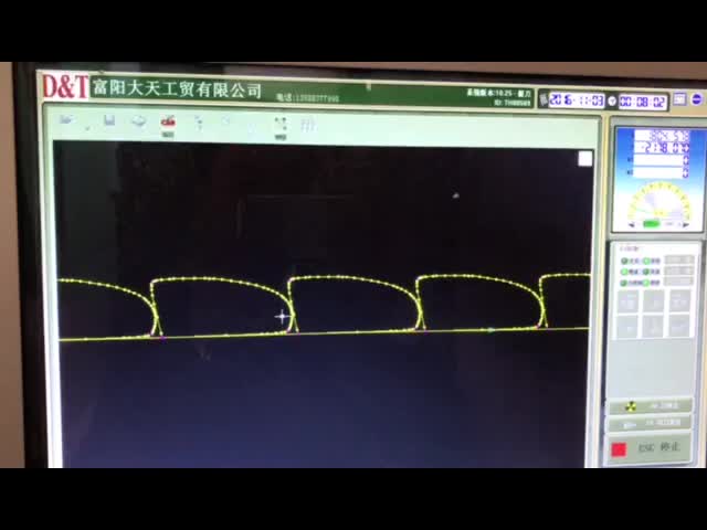 Резец ножа CNC пены отскока осциллируя для полиуретана с turing таблицей для того чтобы отрезать 2D или формы 3D видео