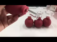 силикона силикона 4-Piece массажа тела китайского анти- целлюлита 15/25/35/55mm жирный уменьшая набор лицевого придавая форму чашки video