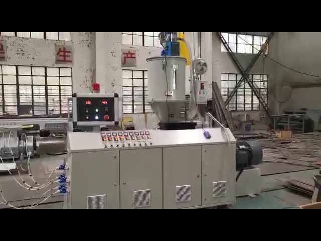 110mm PE Pipe Production Extrusion Line PLC Single Screw