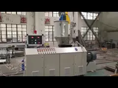110mm PE Pipe Production Extrusion Line PLC Single Screw
