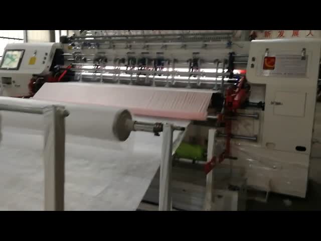 1200rpm automatic multi needle quilter with cutter