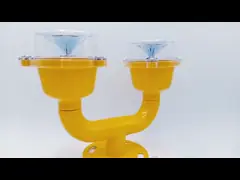 Низкий свет света затруднения 220v авиации СИД интенсивности 100Lux двойной video