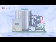 Промышленная стальная ледовая машина для производства льда рыболовная лодка морская вода ледовая машина для производства льда video
