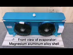 made in china D Type Refrigeration Evaporator  for cold room storage