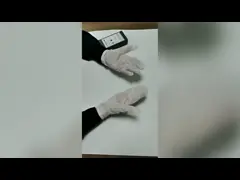 Stripe Carbon Cleanroom ESD Antistatic Polyester Gloves