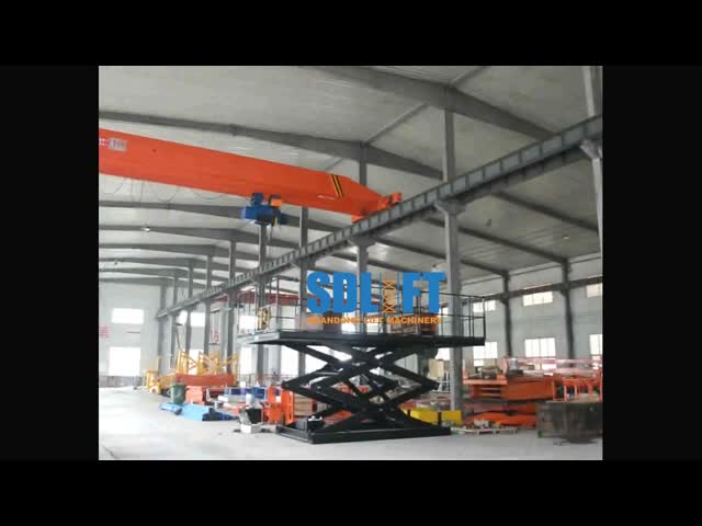 Electric Motor Hydraulic Scissor Car Lift For Home Use Garage 3T 3M