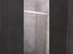 Tempered Glass Pivot Door Shower Enclosures ，Bathroom Modern Shower Cubicles video