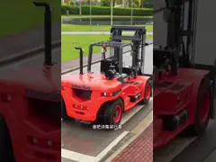 Платформа грузоподъемника сгорания 7 тонн дизельная с двигателем 83 Kw video