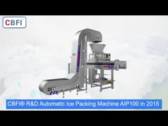Автоматическая машина льда/машина куба льда с полноавтоматической системой упаковки video