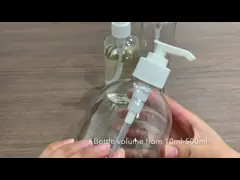 Зацветите бутылки 250мл брызг насоса уплотнения пены Рефиллабле пластиковые в материале ХДПЭ качества еды video