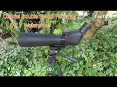 25-75x80 пятная оптику окуляра сигнала объема Multi покрытую для живой природы наблюдать птицы video