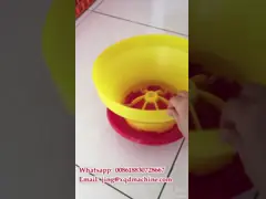 лоток пьяницы фидера птицы цыпленока Turbo фермы 4kg video