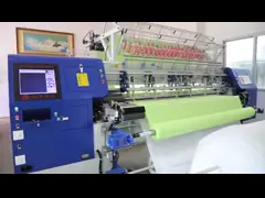 1200r/Min компьютеризировало автомат для резки ткани для постельных принадлежностей 6500W video