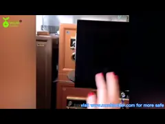 Порошкообразованный 20E небольшой электронный огнеупорный сейф для дома video