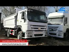 25 используемой 375HP тонн тележки Tipper HOWO с автошиной 12.00R20 video