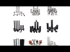 Decorative Single Wall Stainless Steel Stove Pipe Systems Mechanical Spring