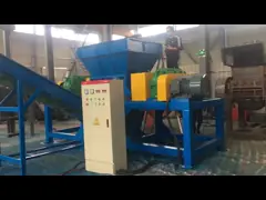 Heavy Duty 2 Shaft Shredder Machine Metal Crushing Machine 45 Kw * 2 Power