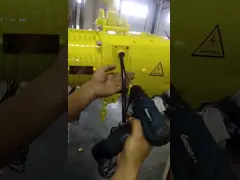 Одиночная фаза таль с цепью 2 тонн электрическая с дистанционным управлением вагонетки беспроводным video