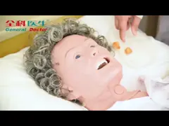 Medical School Training Female Elderly Nursing Manikin