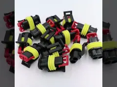 Superseal 1,5 соединителя 1 AMP взаимодействия замка TE защелки строки 6.0mm для автомобиля video