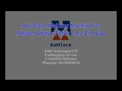 машина нагревательной плиты 3000W сваривая паяя для удлинять ядра водяного фильтра video