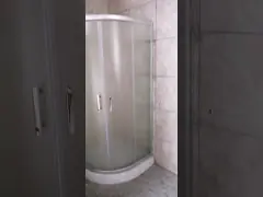 Сползать открыть дверь сплел стеклянное приложение ливня модное с подносом участка video