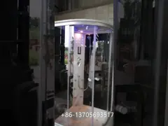 Белизна покрасила алюминиевую душевую ванны рамки для отдельного человека video