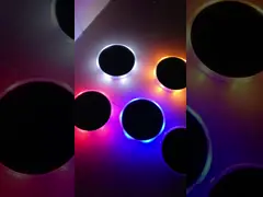 Солнечные земные света, 8 светов диска СИД на открытом воздухе солнечных, водоустойчивые света В-земли, солнечные света сада, света ландшафта video