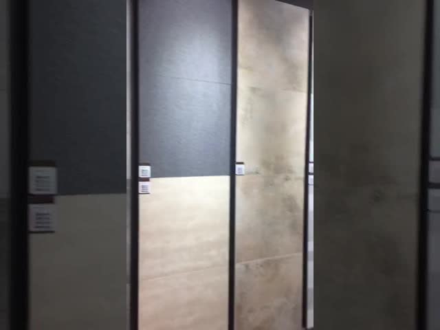 Pictures 3d Glazed Cement Look Porcelain Tile Interior Ceramic Floor Tile Yellow Color 600x600mm Size