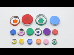 сальто 28мм с пробирки покрывает превосходное влияние запечатывания для фармацевтической бутылки вливания video