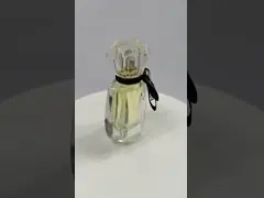 Подгонянный край роскошных флаконов духов 110ml прозрачный круглый video