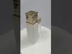 MSDS 40ml Square Glass Essential Oil Bottles Skincare Packaging Dropper Bottles