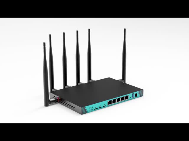 Радиотелеграф микропрограммных обеспечений Openwrt маршрутизатора FCC 1200Mbps 4G LTE Wifi
