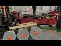HRQ drill rods is loading on the truck for Russia