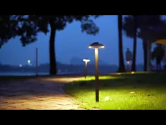 Света лужайки 7W крышки 60mm бака на открытом воздухе для двора сада video