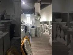 Ваз пола плантаторов стеклоткани дизайна чашки вина плантаторы лоснистых белых большие video